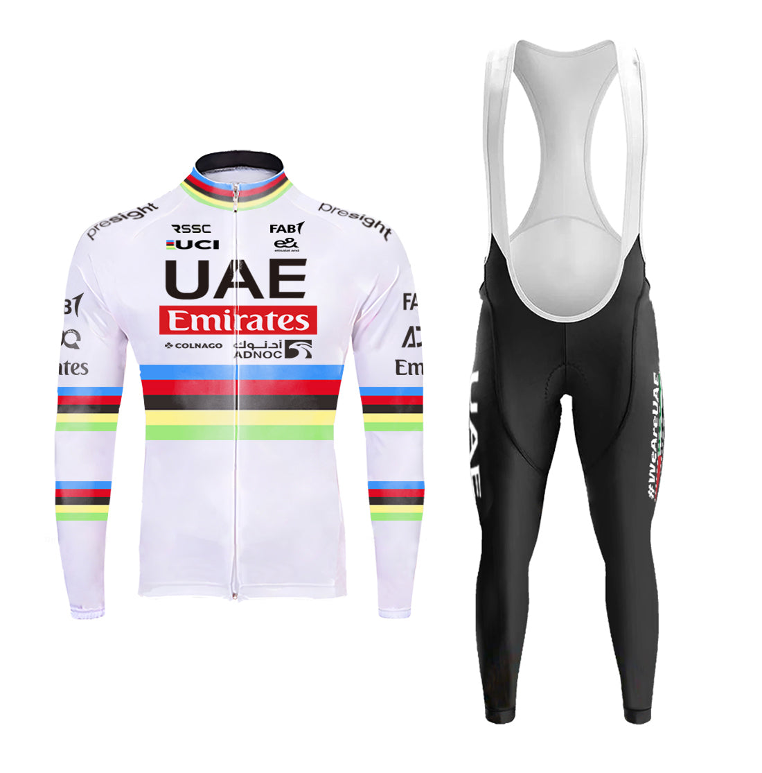 UAE Team Emirates-sleeved cycling set 2025