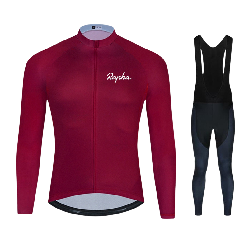 Long-sleeved cycling set