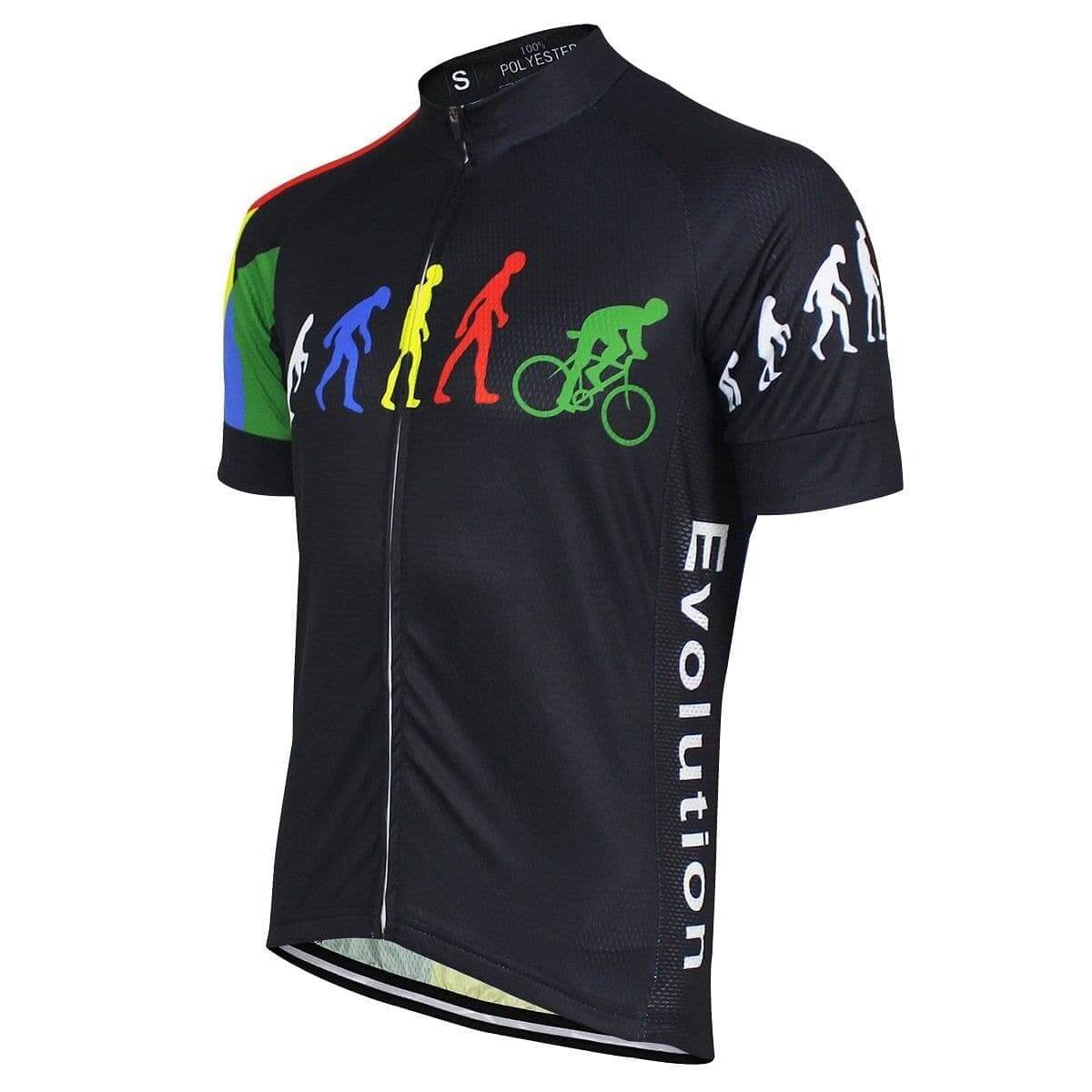 Human Evolution Cycling Shirt